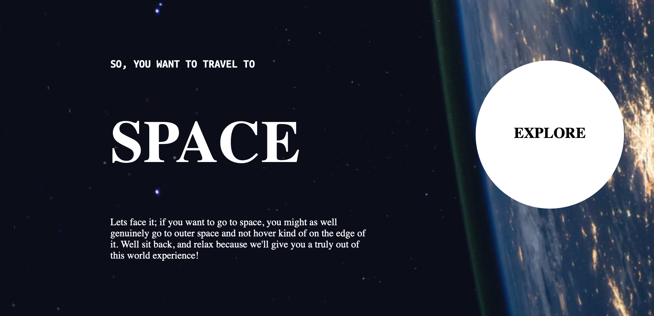 Picture of Another Site I Made About Space